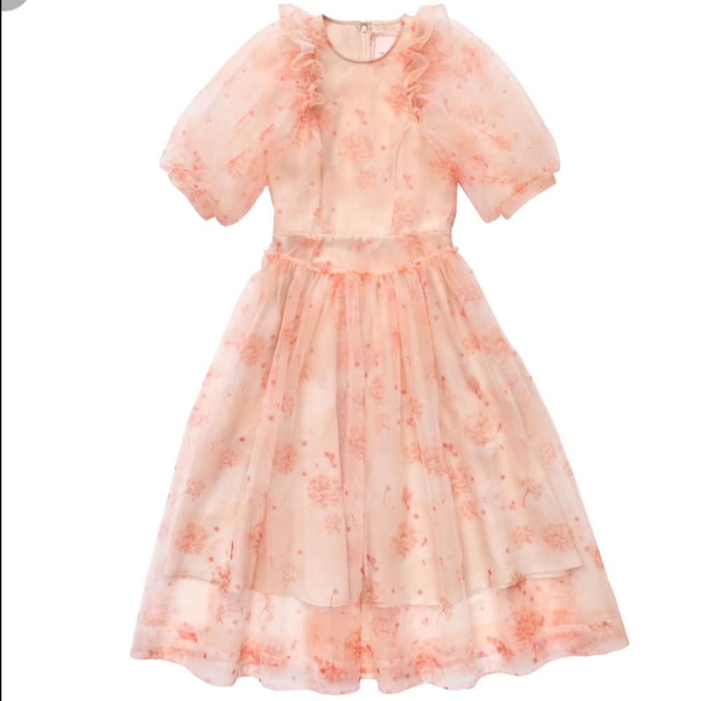 Simone Rocha x H&M puffed sleeve tulle dress